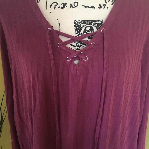 Woman Within Blouse Mauve - Picture 2 of 6